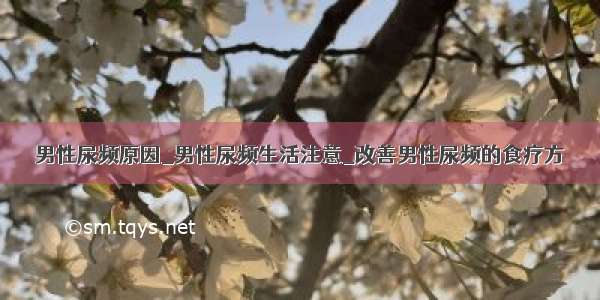 男性尿频原因_男性尿频生活注意_改善男性尿频的食疗方