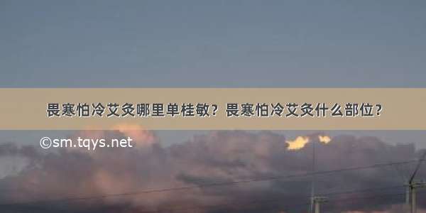 畏寒怕冷艾灸哪里单桂敏？畏寒怕冷艾灸什么部位？