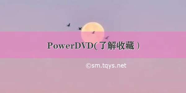 PowerDVD(了解收藏）