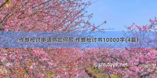 作弊检讨申请书如何写 作弊检讨书10000字(4篇)