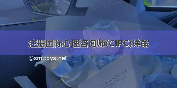 注册国际心理咨询师(CIPC)详解