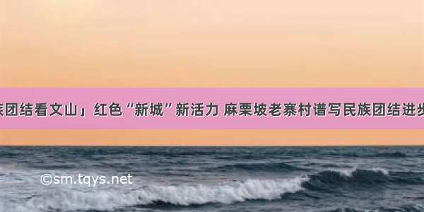 「民族团结看文山」红色“新城”新活力 麻栗坡老寨村谱写民族团结进步新篇章