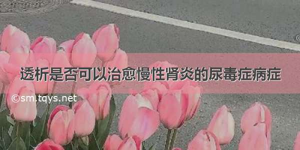 透析是否可以治愈慢性肾炎的尿毒症病症