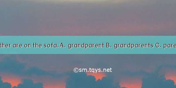 My mother and father are on the sofa.A. grandparent B. grandparents C. parents D. parent
