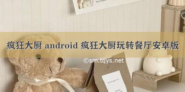 疯狂大厨 android 疯狂大厨玩转餐厅安卓版