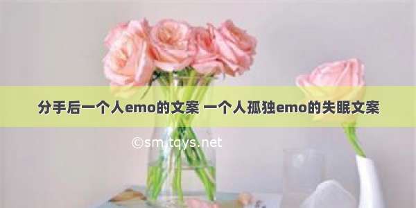 分手后一个人emo的文案 一个人孤独emo的失眠文案