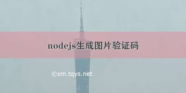 nodejs生成图片验证码