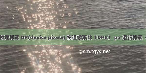 【CSS】物理像素 DP(device pixels) 物理像素比（DPR） px 逻辑像素（CSS像素）