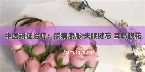 中医辩证治疗：脘痛腹胀 失眠健忘 耳鸣眼花