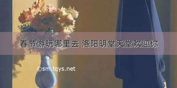 春节游玩哪里去 洛阳明堂天堂欢迎你