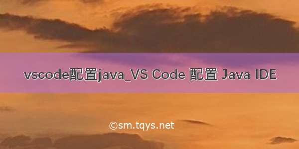 vscode配置java_VS Code 配置 Java IDE