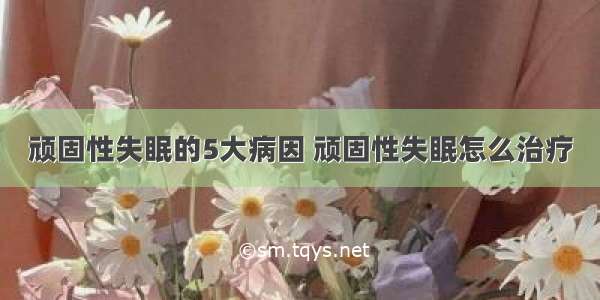 顽固性失眠的5大病因 顽固性失眠怎么治疗