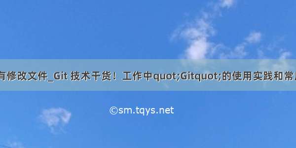 git add 所有修改文件_Git 技术干货！工作中quot;Gitquot;的使用实践和常用命令合集！