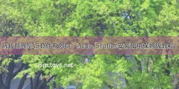 玩转群晖NAS套件系列四：Audio Station安装使用保姆级教程！