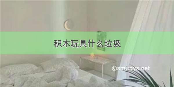 积木玩具什么垃圾