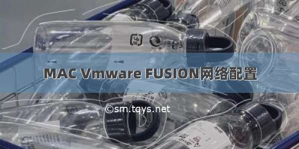 MAC Vmware FUSION网络配置