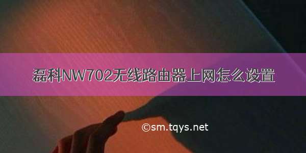 磊科NW702无线路由器上网怎么设置