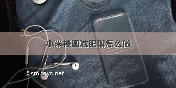 小米桂圆减肥粥怎么做