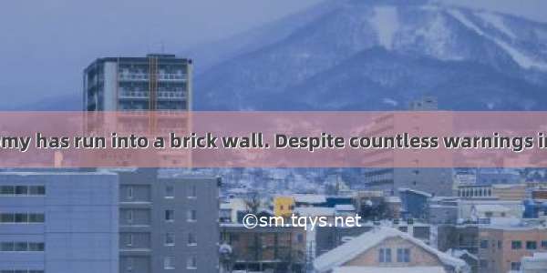 The world economy has run into a brick wall. Despite countless warnings in recent years ab