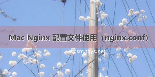 Mac Nginx 配置文件使用（nginx.conf）