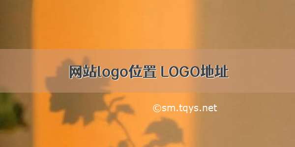 网站logo位置 LOGO地址