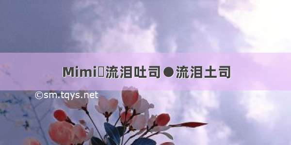 Mimi♥流泪吐司●流泪土司