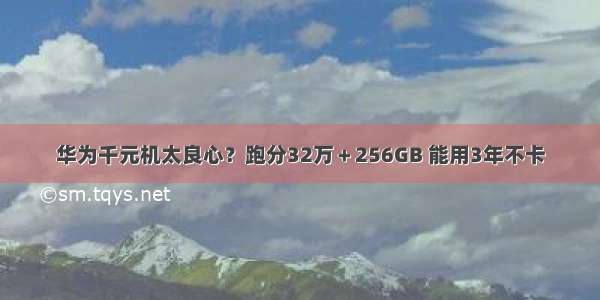 华为千元机太良心？跑分32万＋256GB 能用3年不卡