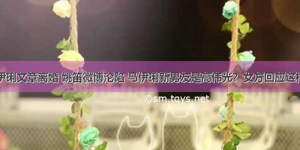 马伊琍文章离婚 姚笛微博沦陷 马伊琍新男友是高伟光？女方回应这样说