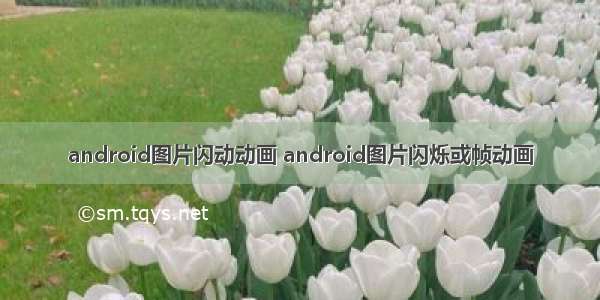 android图片闪动动画 android图片闪烁或帧动画