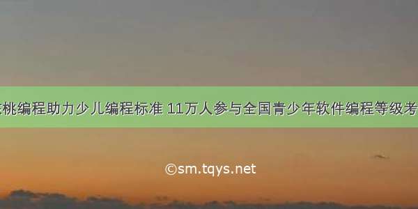 核桃编程助力少儿编程标准 11万人参与全国青少年软件编程等级考试