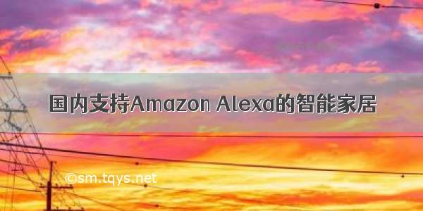 国内支持Amazon Alexa的智能家居