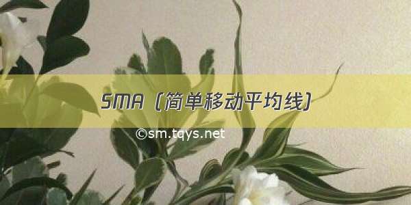 SMA（简单移动平均线）