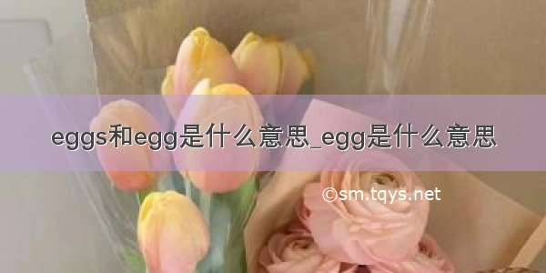eggs和egg是什么意思_egg是什么意思