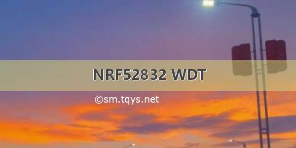 NRF52832 WDT
