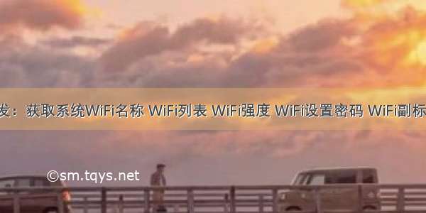 iOS开发：获取系统WiFi名称 WiFi列表 WiFi强度 WiFi设置密码 WiFi副标题标签