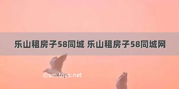 乐山租房子58同城 乐山租房子58同城网