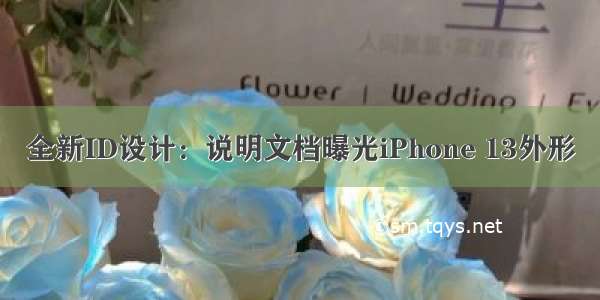 全新ID设计：说明文档曝光iPhone 13外形