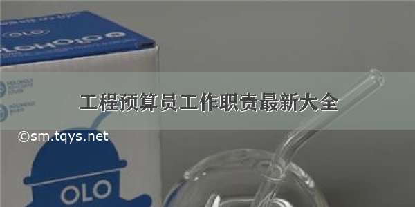 工程预算员工作职责最新大全