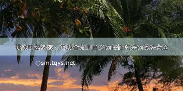 挑战味蕾极限：养颜番茄鲫鱼汤的任性吃法的做法大全