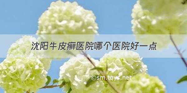 沈阳牛皮癣医院哪个医院好一点