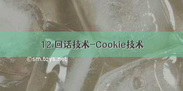 12.回话技术-Cookie技术