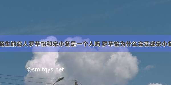 陌生的恋人罗芊怡和宋小冬是一个人吗 罗芊怡为什么会变成宋小冬