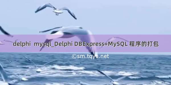 delphi  mysql_Delphi DBExpress+MySQL 程序的打包