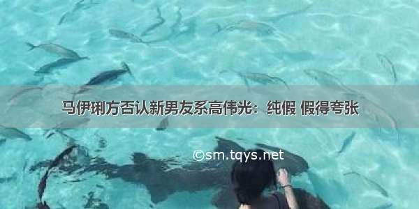 马伊琍方否认新男友系高伟光：纯假 假得夸张