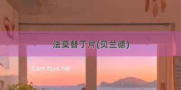 法莫替丁片(贝兰德)