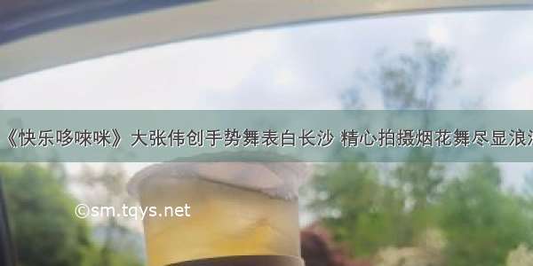 《快乐哆唻咪》大张伟创手势舞表白长沙 精心拍摄烟花舞尽显浪漫