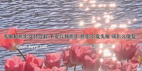 失眠和焦虑交替过程 不安导致焦虑 焦虑引发失眠 该怎么康复？