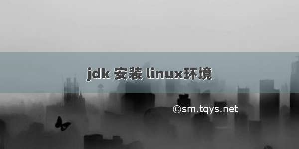 jdk 安装 linux环境