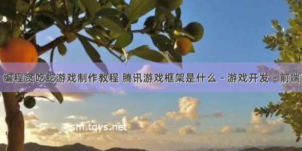 编程贪吃蛇游戏制作教程 腾讯游戏框架是什么 – 游戏开发 – 前端