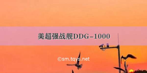 美超强战舰DDG-1000